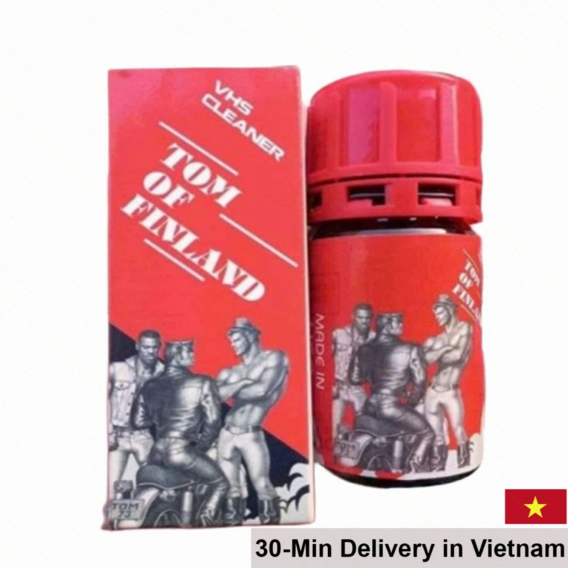 VHS Cleaner Tom Of Finland Red Popper 40ml USA 