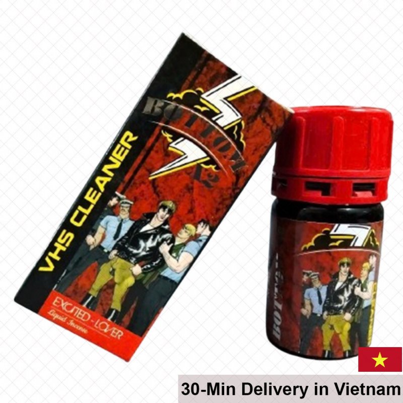 Popper VHS Cleaner Bottom X2 40ml Long Lasting USA 