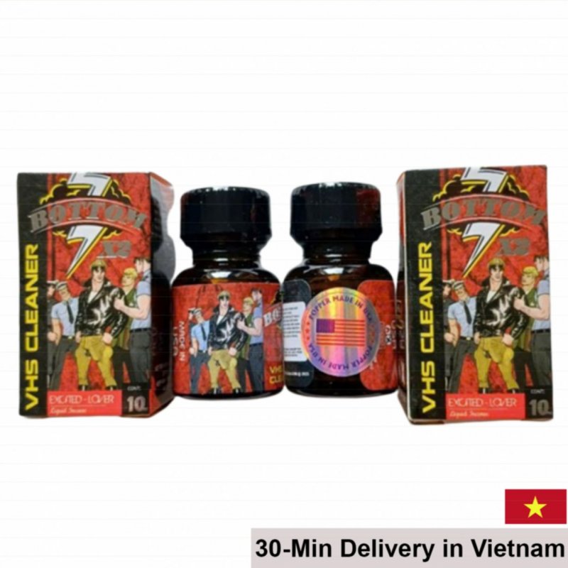 Popper VHS Cleaner Bottom X2 10ml Long Lasting Fresh Aroma 