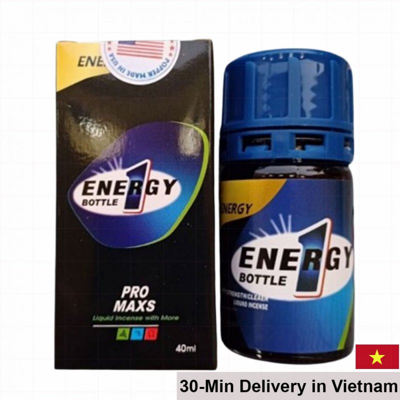 Popper Energy Bottle 40ml High Strength Long Lasting Scent 