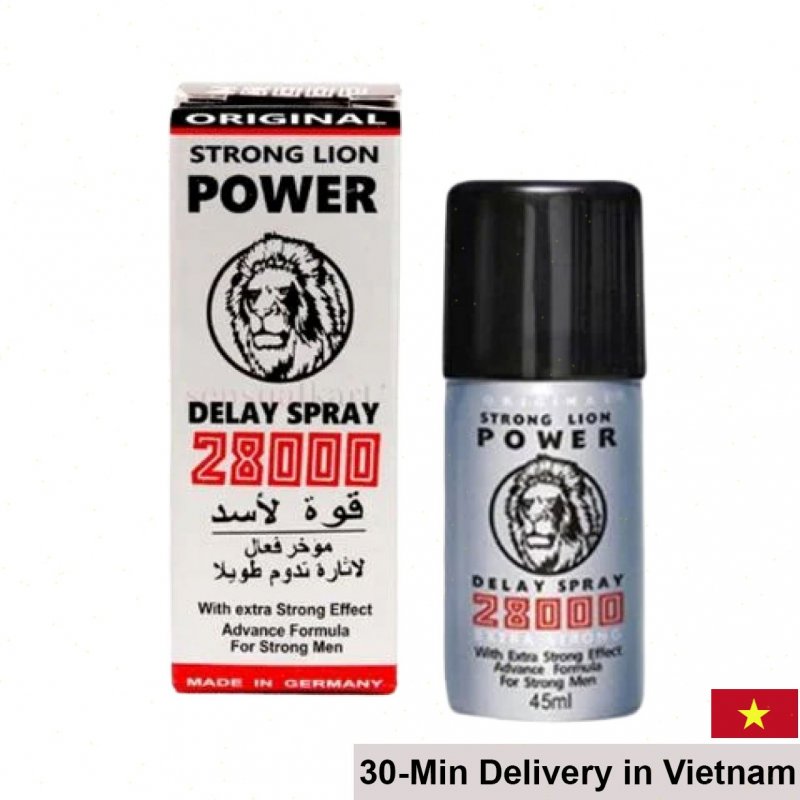 Power Strong Lion Delay Spray 28000 Long-lasting 45ml 