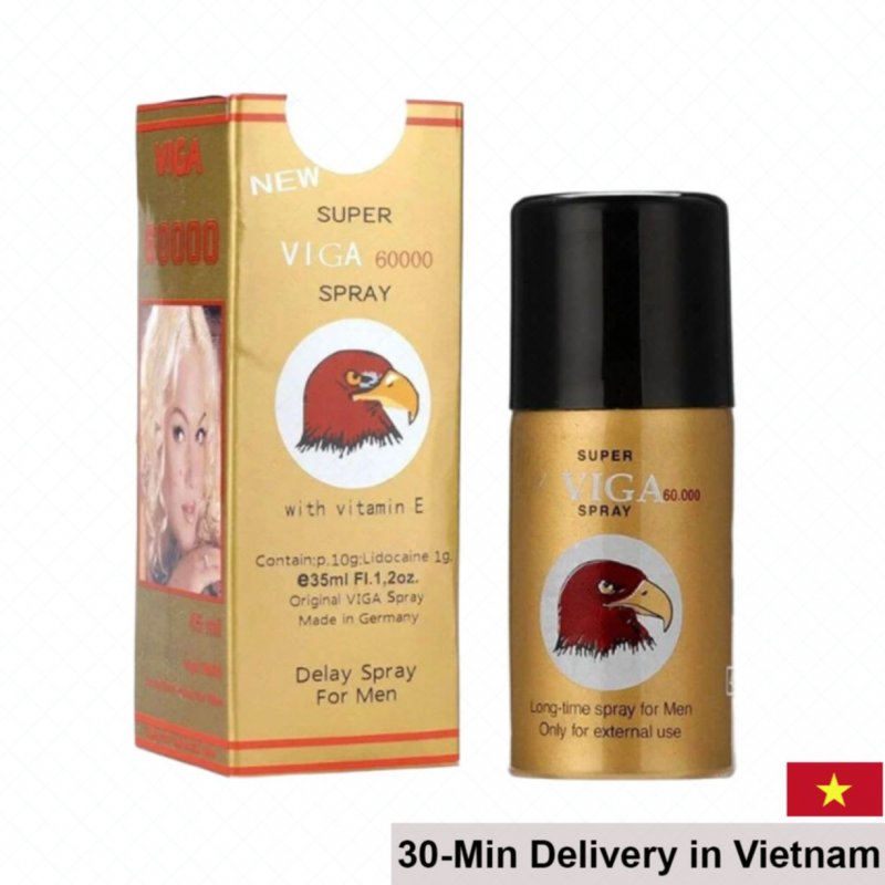 Super Viga 60000 Delay Spray 45ml Long-Lasting Effect 