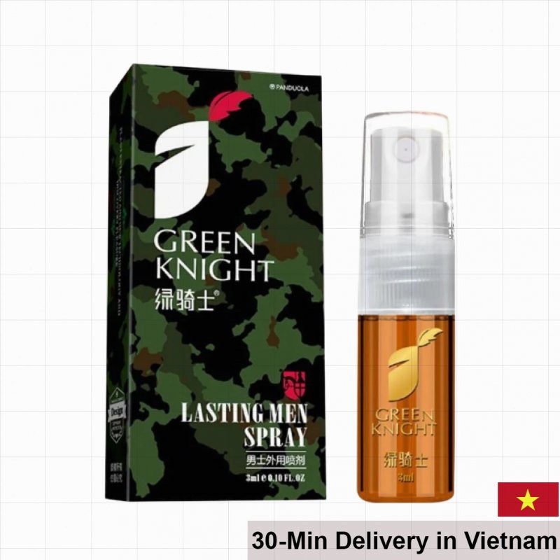 Green Knight Delay Spray 3ml Last Longer Intimate Moments 