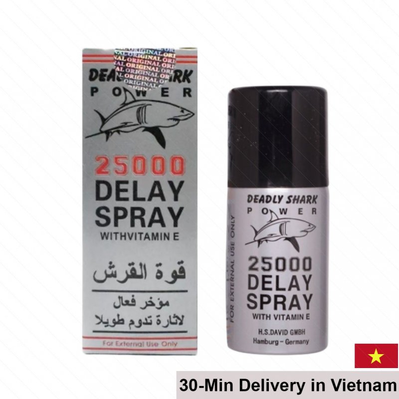 Power Deadly Shark Delay Spray 40ml Long Lasting 