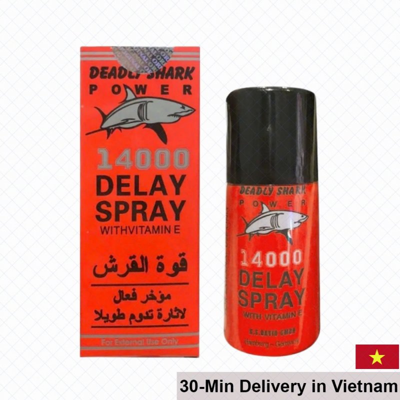 Power Deadly Shark 14000 Delay Spray 40ml Long-Lasting 