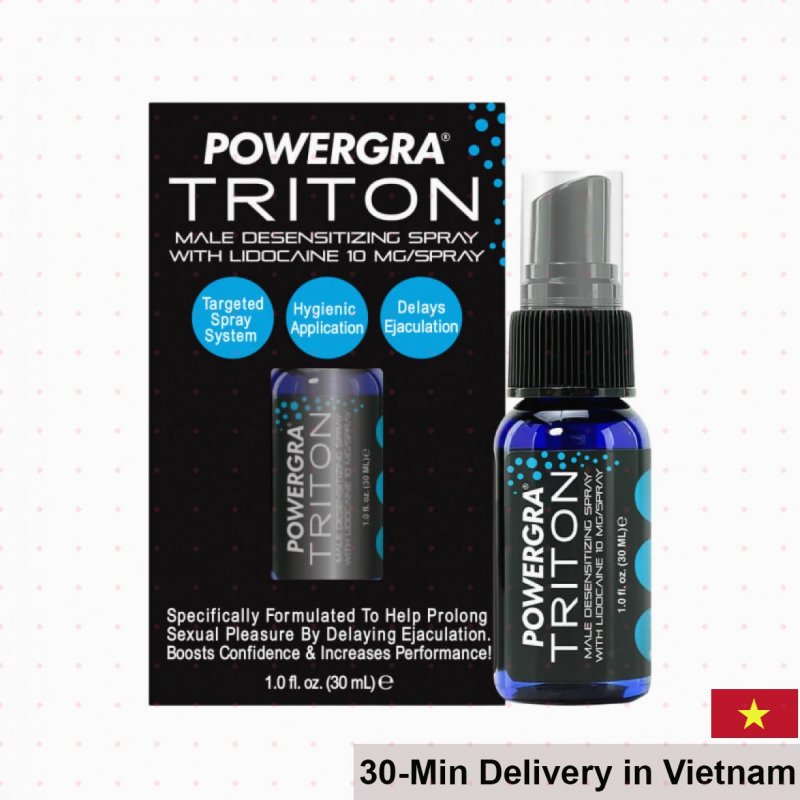 Powergra Triton Delay Spray 30ml Boost Male Performance 