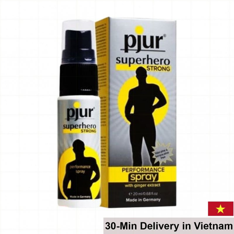 Pjur Super Hero Delay Spray Prolong Sex Lasting Performance 