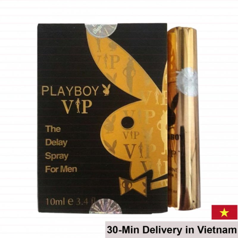 PlayBoy VIP Imported Delay Spray Fast Acting Male Enhancer 