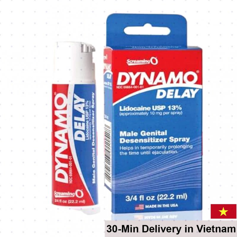 Dynamo USA Delay Spray Prolong Intimacy Enhance Male Performance 