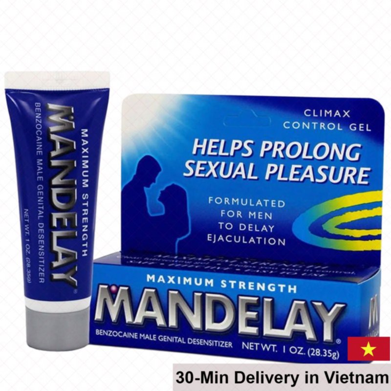 Mandelay Delay Cream Long-Lasting 30-40 Uses 