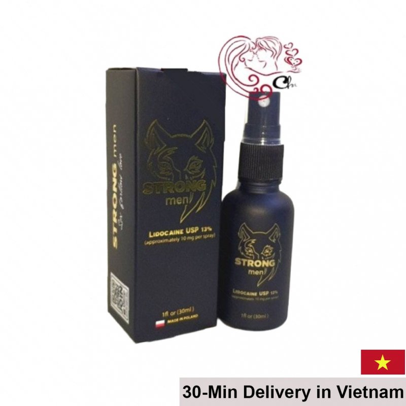 STRONG MEN delay spray with 13% Lidocaine 