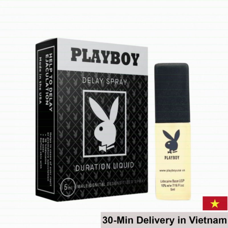 PlayBoy Plus Delay Spray 5ml Lidocaine Last Longer 
