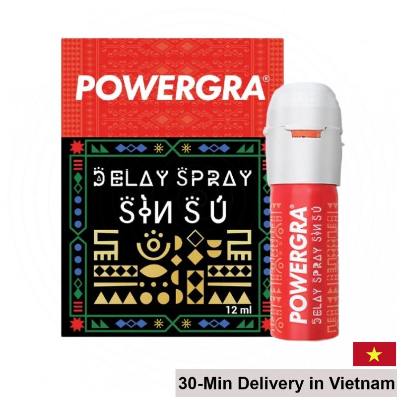 Powergra Delay Spray Natural Herbal Prolong 12ml 