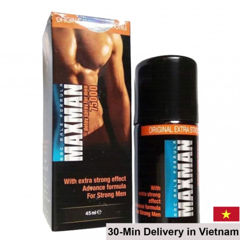 Maxman 75000 Delay Spray Germany Long Lasting Gentle Cool 