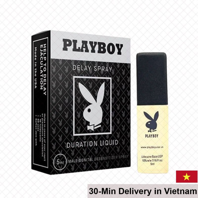 Playboy Black Delay Spray 5ml Fast Acting Premature Ejaculation 