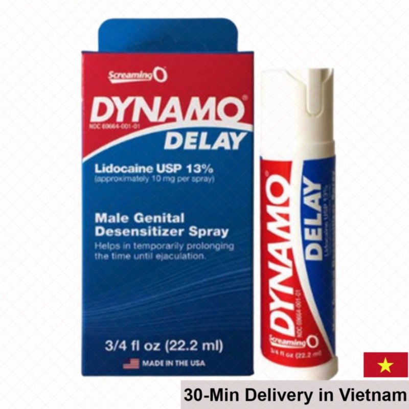 Dynamo Delay Spray 22ml USA Male Enhancement Quick Effective 