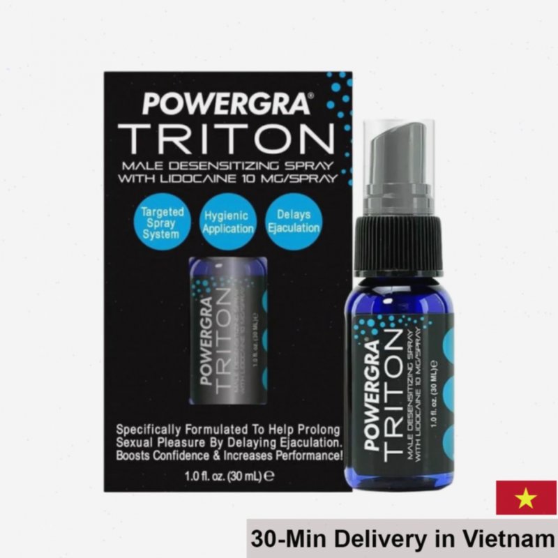 Powergra Triton 30ml Male Delay Spray Long-Lasting USA 