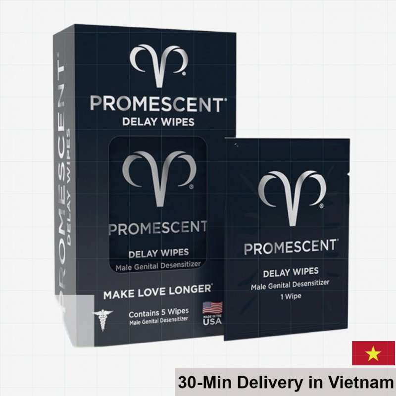 Promescent Delay Wipes Male Sexual Performance Booster 