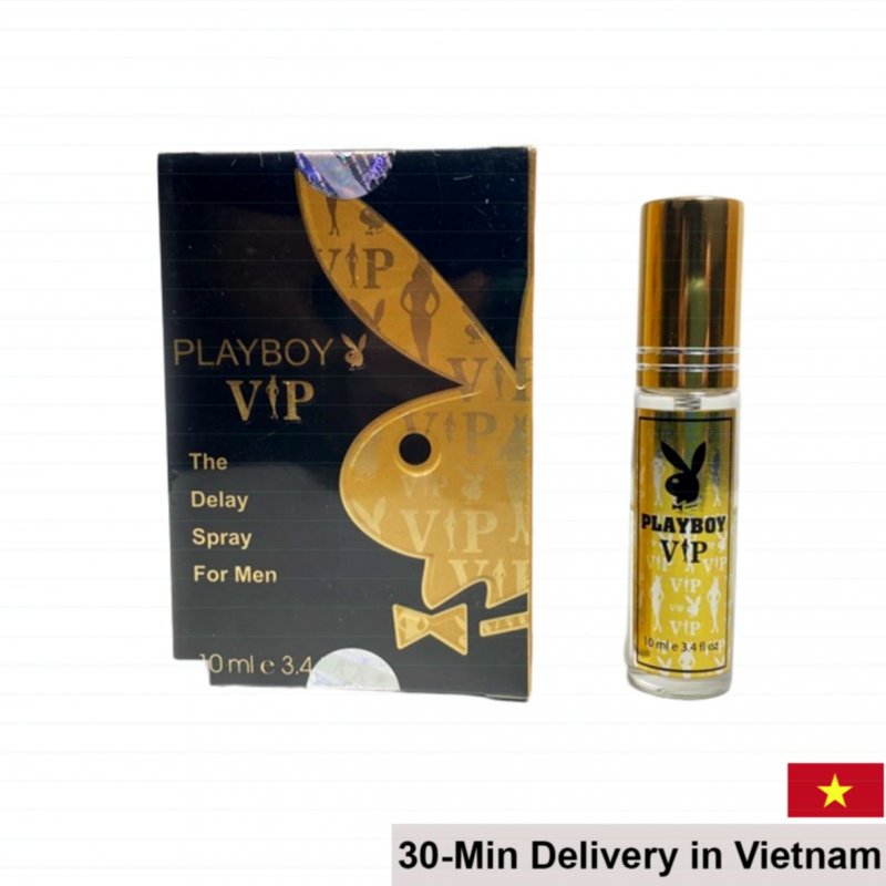 Playboy Vip Delay Spray 10% Lidocaine Long Lasting 45ml 