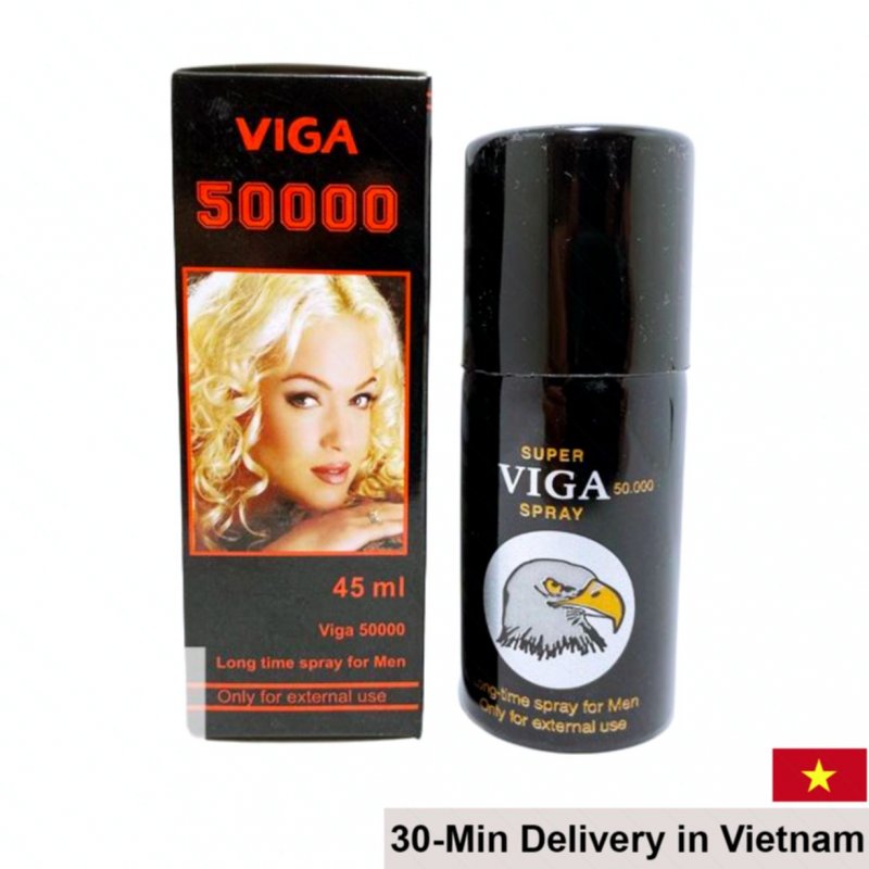 Viga 50000 delay spray strength male enhancement prolong intimate pleasure 