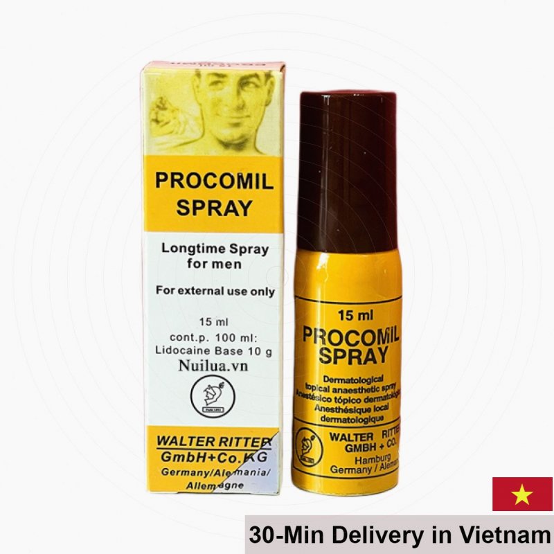 Procomil 15ml Delay Spray Long-Lasting Male Performance Enhancer 