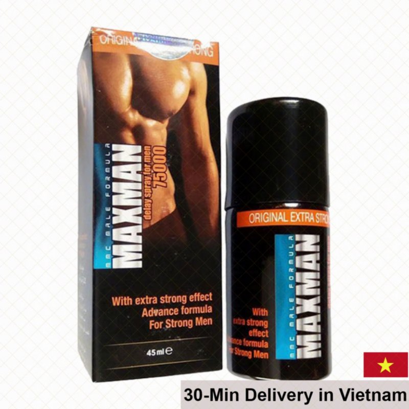 Maxman 75000 Delay Spray 45ml Long Lasting Confidence 