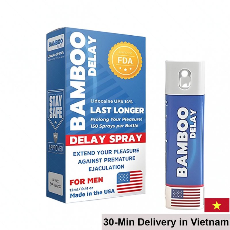 Bamboo Delay Spray 12ml Official Male Premature Control 