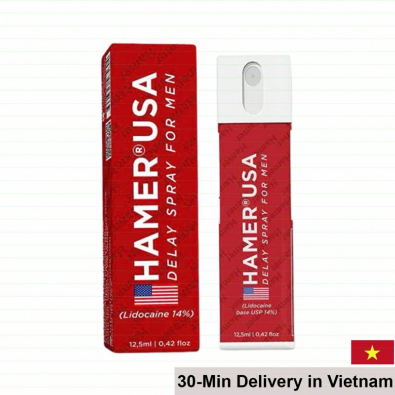 HAMER USA Delay Spray 125ml Lidocaine Power 