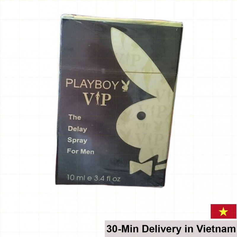 Playboy Vip Delay Spray 10% Lidocaine USA Mint Fresh 