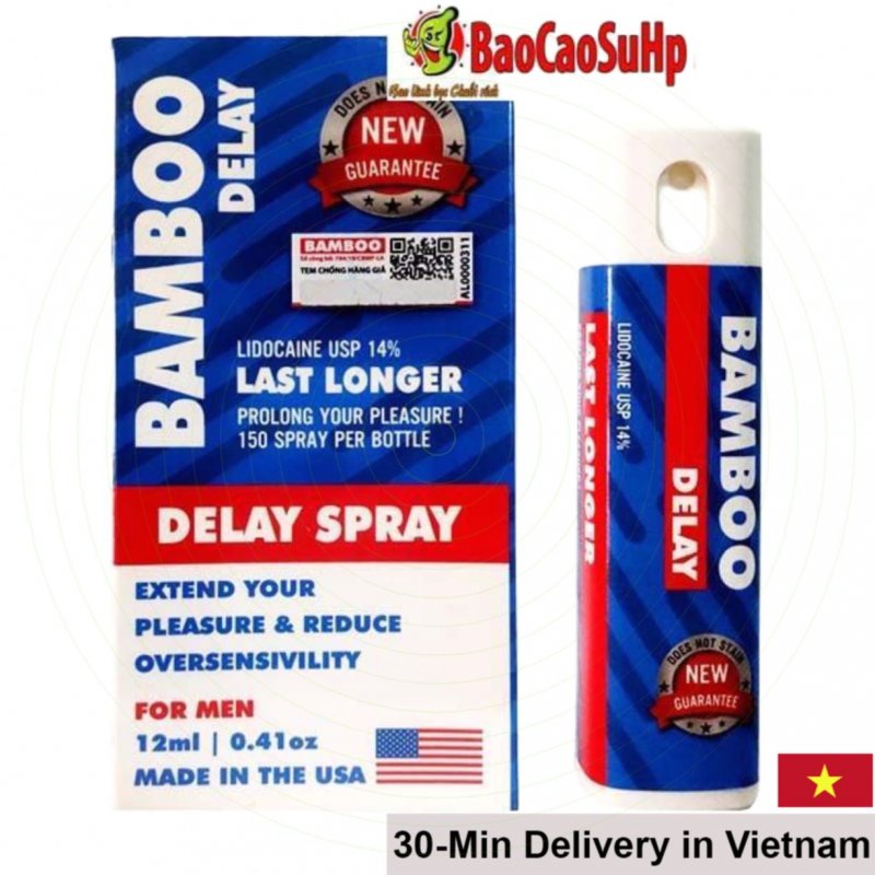 Bamboo Delay Spray Safe Male Premature Ejaculation 14% 