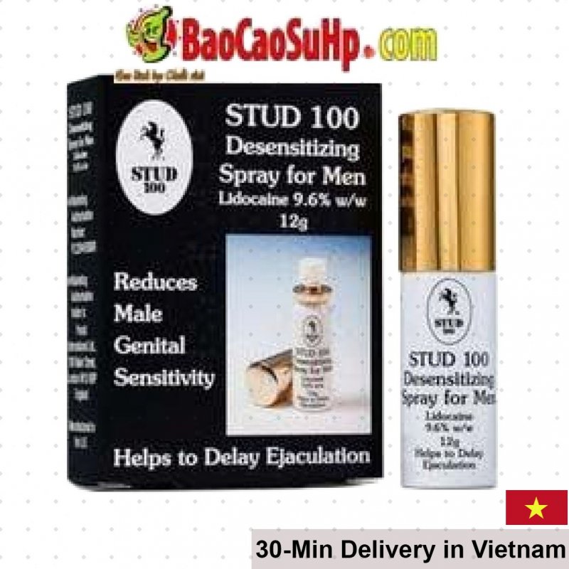 Stud 100 UK Version Delay Spray Gold Cap 30ml 