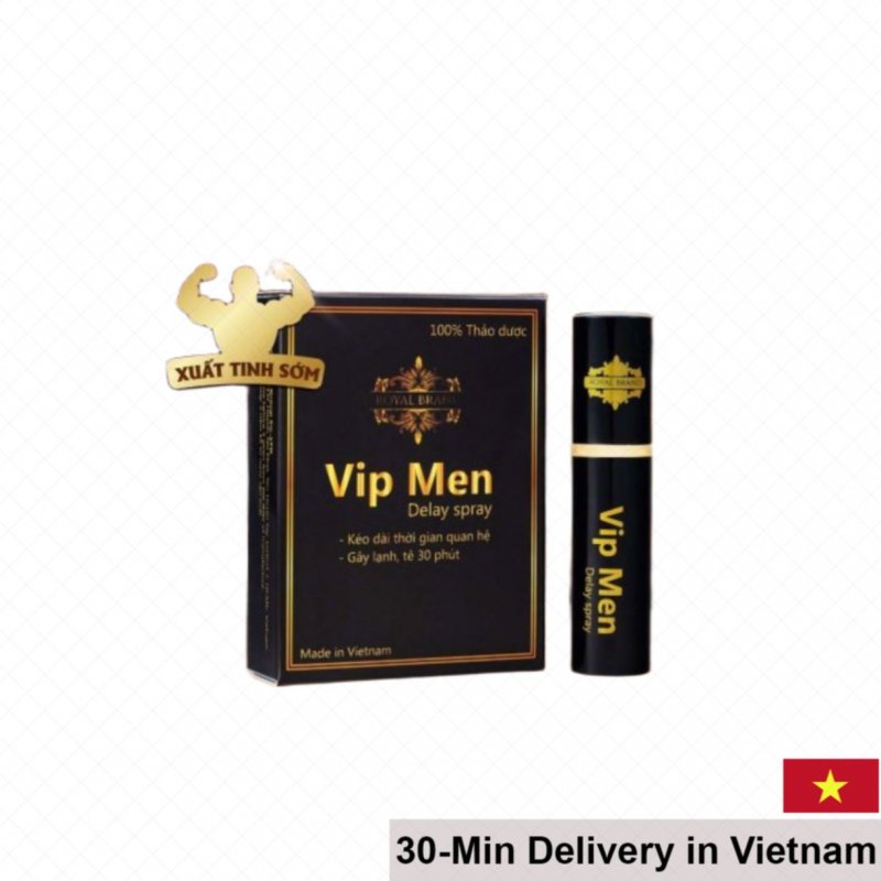 Vipmen Natural Sinsu Delay Spray Herbal Long-Lasting Performance 