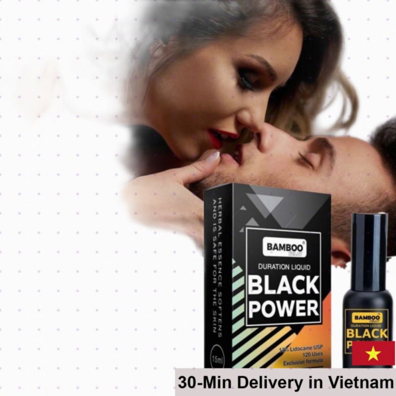 USA Bamboo Black Edition 13% delay spray for lasting sex 