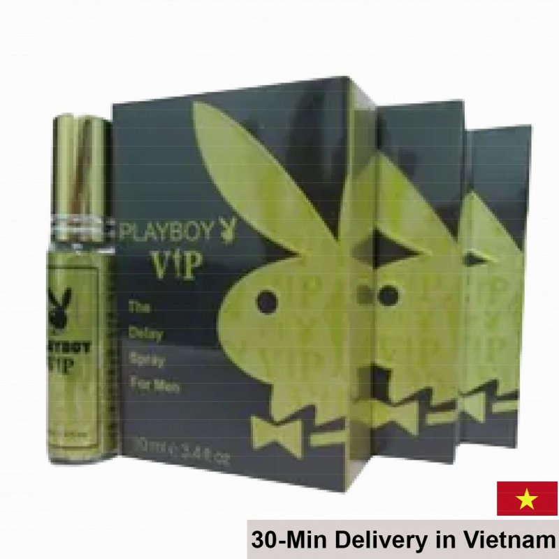 Playboy Vip Delay Spray Male Performance Enhancer 12ml 