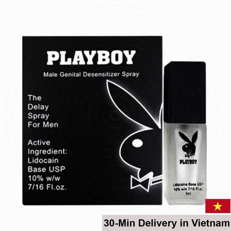 UK Playboy Black Delay Spray 5ml 