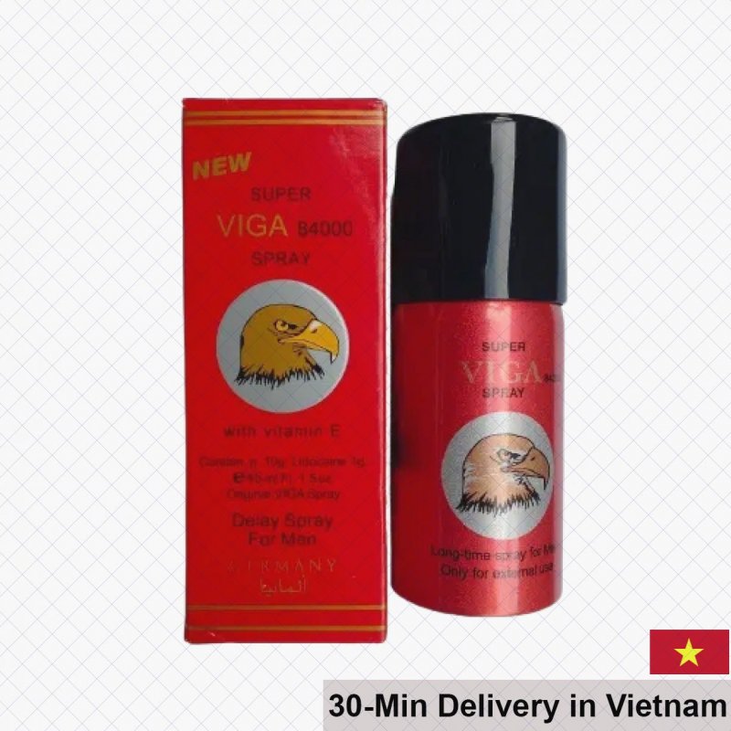 Super Viga 84000 Delay Spray Enhance Male Performance 