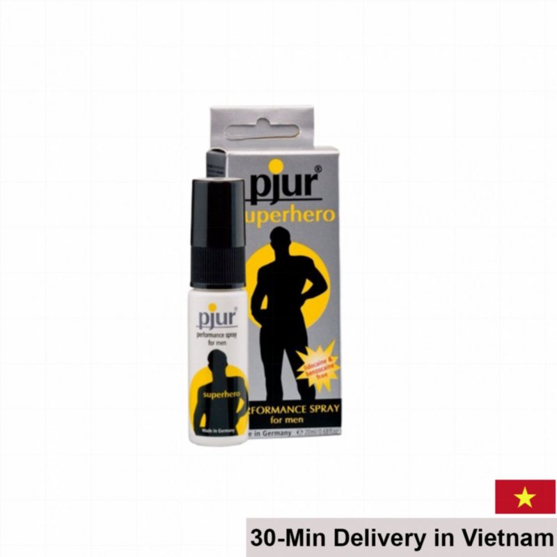 Pjur Super Hero Delay Spray Authentic German Formula 