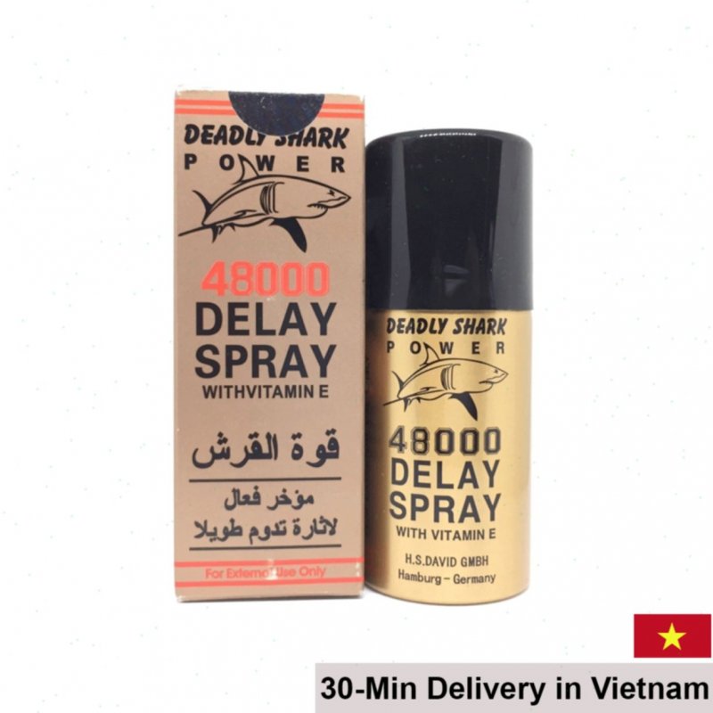 Deadly Shark 48000 Delay Spray Long-Lasting Male Performance 