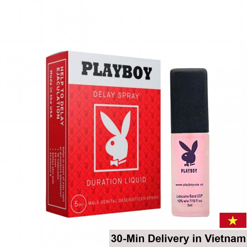 PlayBoy Red Delay Spray 5ml Fast Acting Ejaculation Control 