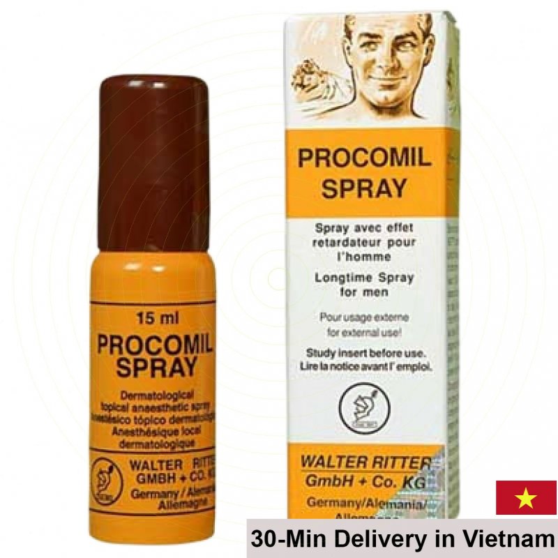 Procomil Delay Spray Male Last Longer Lidocaine 15ml 