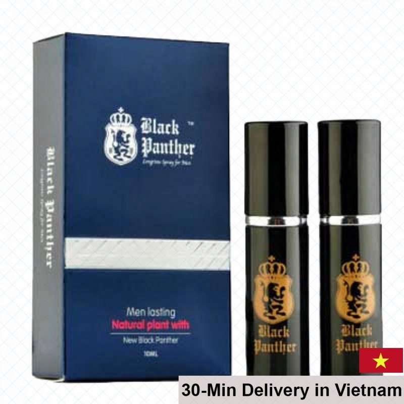 Black Panther Male Delay Spray Prolonged Performance Aid 
