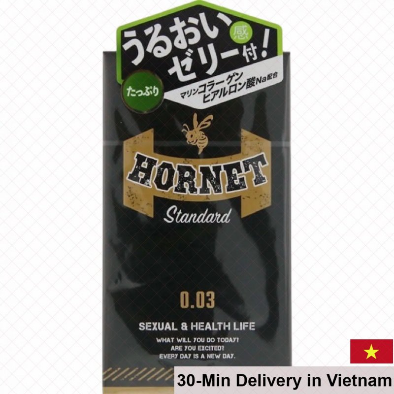 Jex Hornet Ultra Thin Condom 0.03mm 8pcs Natural Feel Secure 