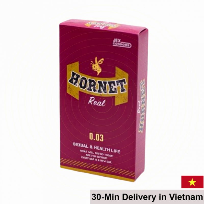 Jex Hornet Real 0.03mm Thin Mint Condom 8pcs Sensual 