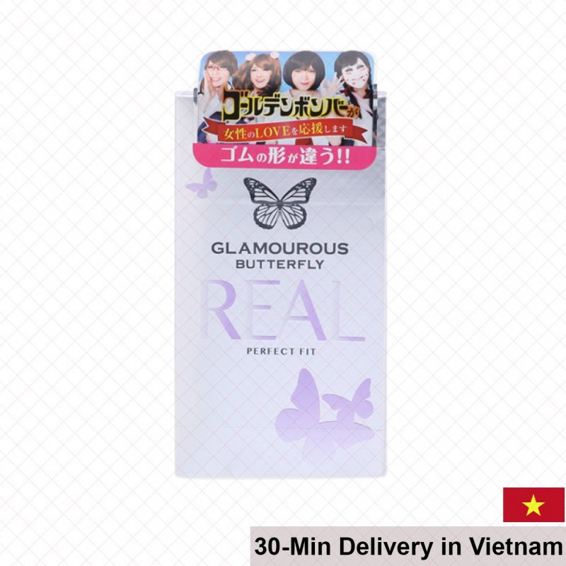 Jex Glamourous Butterfly Ultra Thin Condom 8s Premium Japan 