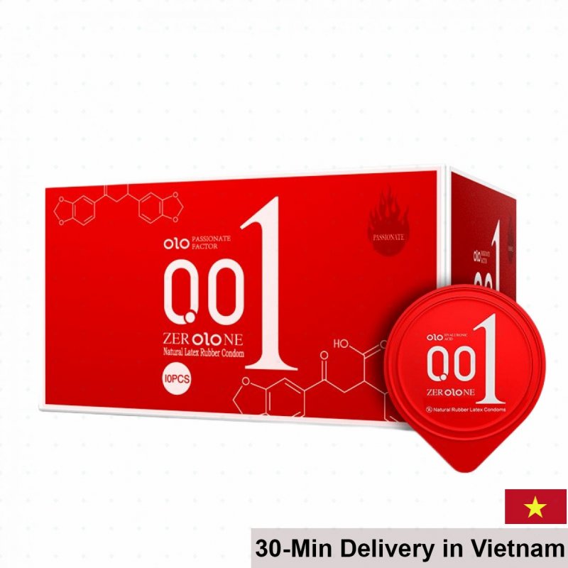 Olo 0.01mm Ultra Thin Transparent Condom Heat Transmitting 