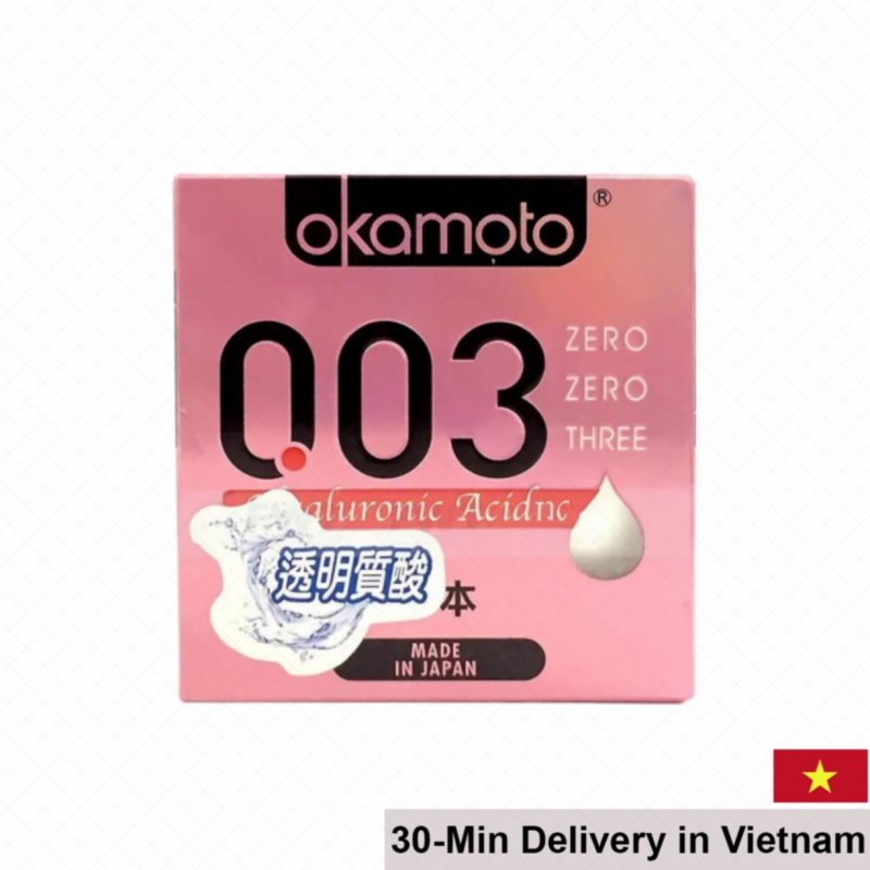 Okamoto 0.03 Hyaluronic Acid Ultra Thin Condom 3pcs 