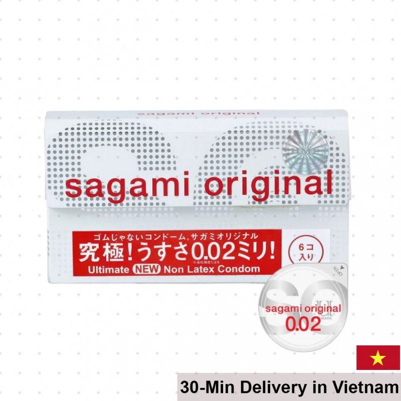 Sagami 0.02mm Ultra-Thin Condoms 6-Pack Japan Quality 