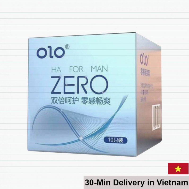OLO 0.01 Zero Ha Ultra Thin Condom – High Lubrication Box 10 pcs 
