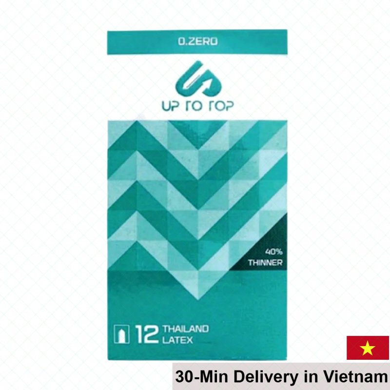 Up To Top 0.Zero Ultra-Thin Condom Box of 12 Premium 