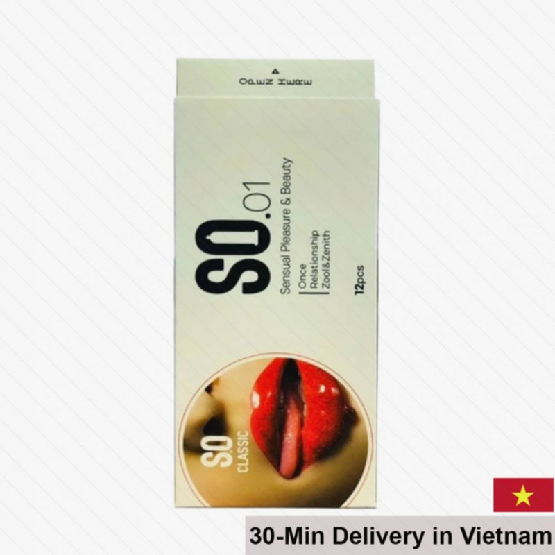 SO Classic Ultra-Thin Lubricated Condoms 12 Pack Safe Pleasure 